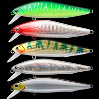 RIKIMARU 5g 7g 10g 14g Leurre Minnow Coulant Swimbait Artificiel Yeux Réalistes Leurres de Pêche