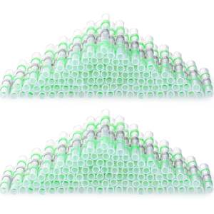 Nuevos conectores de terminales termorretráctiles de 40 mm y 5 mm, PVC, impermeables, de conexión rápida, 150 unidades, color verde - Product Image 2