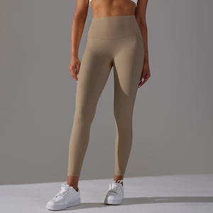 Leggings <span class=keywords><strong>de</strong></span> yoga taille haute pour femmes, grande taille, longueur cheville, élastiques, respirants, en tissu spandex/nylon, rehaussant les fesses et réduisant le ventre - Product Image 3