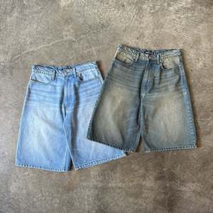 Shorts en <span class=keywords><strong>jean</strong></span> Y2K personnalisés pour <span class=keywords><strong>homme</strong></span>, coupe oversize, double genou, vintage, effet usé, délavé à l'acide, style baggy - Product Image 1