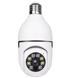<span class=keywords><strong>Telecamera</strong></span> IP Wireless 1080P Economica <span class=keywords><strong>a</strong></span> Forma di <span class=keywords><strong>Lampadina</strong></span>, PTZ per Esterni, con Rilevamento Umano, Archiviazione su Scheda di Memoria, Angolo di Visione <span class=keywords><strong>a</strong></span> 360° - Product Image 1