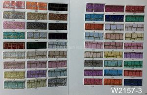 Cuir synthétique lisse effet crocodile W-2011, cuir PVC effet crocodile pour sac à main, cuir PU effet crocodile pour sac - Product Image 3