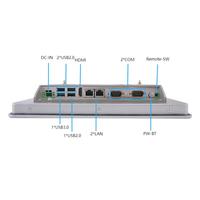 Caja de Aluminio Impermeable IP65 de 10.4 Pulgadas con Panel Industrial Celeron J1900, DC 9-36V, 2 COM RS232 485 para Kiosco