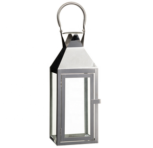 Grande lanterne décorative en verre du Japon avec étain en acier inoxydable pour le camping et la maison en vente pour les occasions de Noël en plein air - Product Image 6