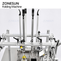 Machine de pliage et d'érection de boîtes semi-automatique à grande vitesse industrielle ZONESUN ZS-SFEM01
