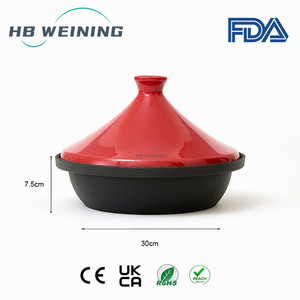 Pot <span class=keywords><strong>à</strong></span> <span class=keywords><strong>tajine</strong></span> <span class=keywords><strong>en</strong></span> <span class=keywords><strong>fonte</strong></span> émaillée, pot de cuisson marocain pour cuisinière <span class=keywords><strong>à</strong></span> gaz et <span class=keywords><strong>à</strong></span> induction - Product Image 2