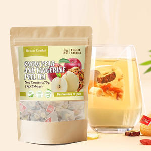 눈 배와 말린 귤 껍질 차는 목의 불편 함을 완화하고 폐를 촉촉하게하며 가을과 겨울에 기침을 멈 춥니 다. - Product Image 3