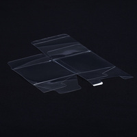 Boîte en plastique PET pliable transparente, emballage de vente au détail personnalisé imprimé pour les cosmétiques, les cadeaux, la papeterie