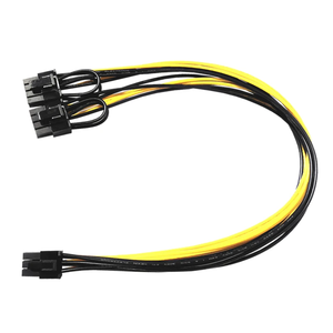 Câble d'<span class=keywords><strong>alimentation</strong></span> PCIe multi-longueur <span class=keywords><strong>6</strong></span> <span class=keywords><strong>broches</strong></span> vers double <span class=keywords><strong>8</strong></span> <span class=keywords><strong>broches</strong></span> (<span class=keywords><strong>6</strong></span>+2) adaptateur GPU avec fils de cuivre 18AWG pour <span class=keywords><strong>alimentation</strong></span> de <span class=keywords><strong>carte</strong></span> <span class=keywords><strong>graphique</strong></span> - Product Image 6