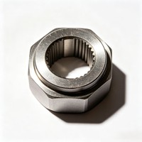Écrou à rainures de précision en acier inoxydable |   Connecteur mécanique usiné sur mesure |   Prototypage de fixations non standard