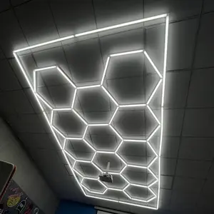 New Arrival Factory Import Supplier Price Super Bright Maintenance Bay Lighting Stadium Hexagon Lights