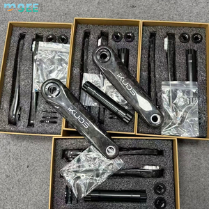 SeeMore T800 碳纤维曲柄臂 24 毫米轴直装式 BMX 自行车零件 碳纤维曲柄组 3 螺栓公路自行车曲柄组 - Product Image 2
