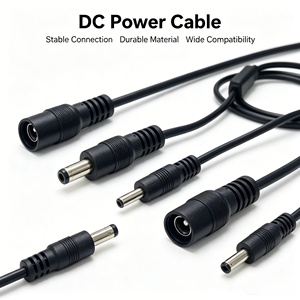DC 전원 커넥터 1 ~ 2 암수 DC5521 2 방향 Y 케이블 어셈블리 전원 공급 장치 분배기 코드 와이어 하니스 CCTV 카메라 용 - Product Image 1