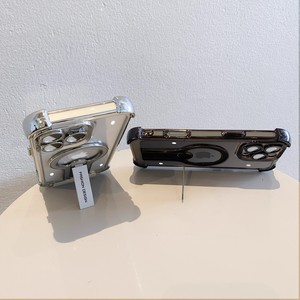 Iphone17 Điện Thoại Trường Hợp Mạ Điện Bốn Góc Drop-Resistant Kim Loại Gấp Khung Từ Tính Trong Suốt Cứng Điện Thoại Di Động Trường Hợp - Product Image 4