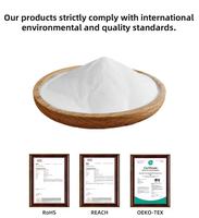 Poudre adhésive thermofusible DTF blanche en gros pour usine, à séchage rapide et haute adhérence, pour impression de t-shirts personnalisés, approvisionnement en vrac pour ateliers.