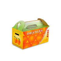 Boîte à fruits en carton ondulé recyclé pour le transport et l'emballage des cultures et des fruits, boîte pliable