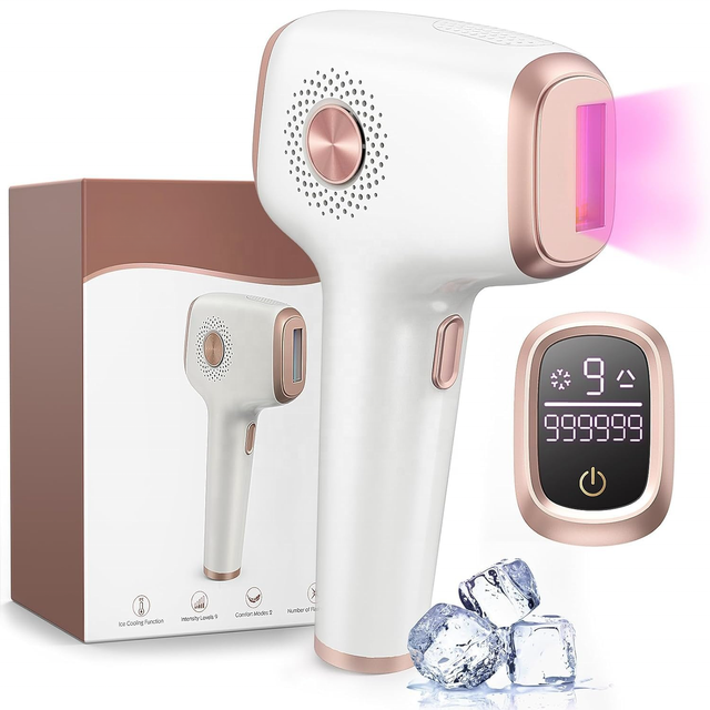 INNZA IPL Cooling Lazer Auto Shot Hair Removal Device Depiladora Laser  999,999 Flashes Painless Hair Remover