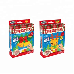 Vui Vẻ Tự Làm Giáng Sinh Đầy Màu Sắc Dính Bọt 3D Khảm Thủ Công Mỹ Nghệ Đồ Chơi Bằng Nhựa Cho Trẻ Em - Product Image 1