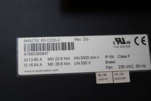 محرك سيرفو PLC للتحكم الآلي طراز 8MSC5ER0-D200-2 - Product Image 2