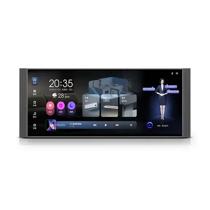 מפעל oem 12 אינץ 'tuya hd lcd לוח בקרה מסך מגע בית חכם zigbee