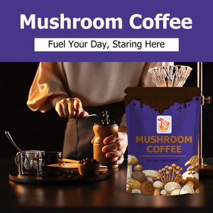 Customized Natural Mushroom Coffee Powder with Mushroom Arabica Coffee <b>Supplement</b> Herbal Dietary <b>Supplements</b> Gut Health Boost - Product Image 5