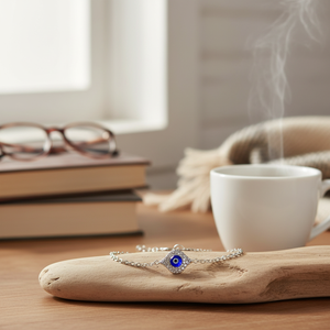 สร้อยข้อมือลูกปัดตาปีศาจอย่างดี - Product Image 3