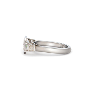 Anelli di Gioielleria Fine Personalizzati Paston, Anello Moissanite Asscher 6*6mm 1ct con Certificato GRA, Anelli di Fidanzamento per Donne - Product Image 5