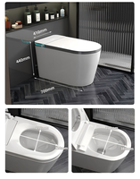 Toilette intelligente MWD avec siège chauffant réglable, 4 niveaux de puissance, 360° °   Barrière en mousse raffinée, fabrication OEM/ODM, fourniture pour projets