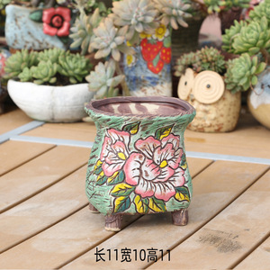 Jingdezhen <span class=keywords><strong>Peint</strong></span> Succulentes En Céramique <span class=keywords><strong>Pot</strong></span> <span class=keywords><strong>De</strong></span> <span class=keywords><strong>Fleur</strong></span> En Gros - Product Image 6