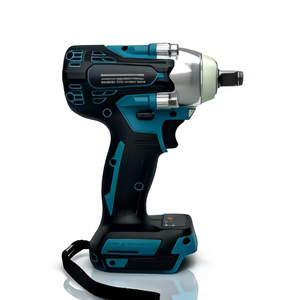 Clé à chocs sans fil 18 V, 1/2 pouce, à moteur sans balais, alimentée au lithium – un outil haute performance pour les réparations domestiques. - Product Image 1