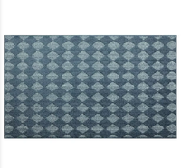 Tapis imperméable tufté personnalisé tapis d'accent nautique tapis d'accent bleu doux fait à la main tapis de cuisine en polypropylène vente en gros