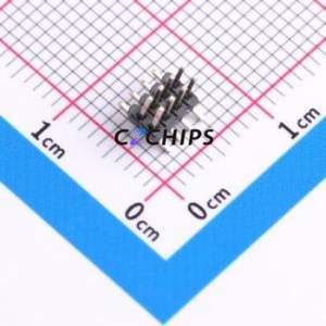 HX PZ1.27-2x4P TP-D Pin Header SMD,P=1.27mm Connector ( Pin Structure: 2x4P )( Pitch: 1.27mm )( Row Spacing: 1.27mm ) - Product Image 1