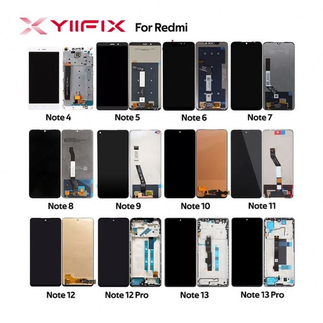Original Incell TFT Material Mobile Phone LCD Screen for Redmi Note 13 Pro 13 12 Pro 12 11 10 9 Display Pintana