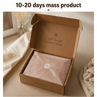 Boîte d'expédition en carton ondulé personnalisée, papier kraft de luxe pour l'expédition de vêtements, boîtes personnalisées avec logo pour l'emballage de cosmétiques, pour l'expédition
