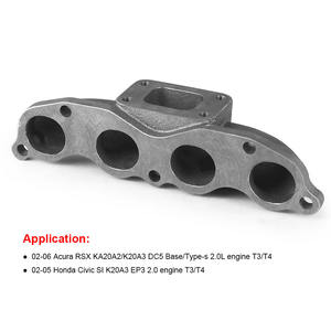 Collecteur d'admission de turbocompresseur neuf pour Acura RSX 02-06 / Civic Si EP3 K20 02-05 pour Audi Golf, état neuf - Product Image 4