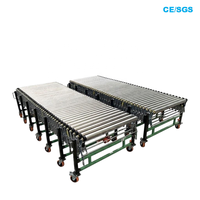 Mesa Rodante Industrial Ajustable, Manual, Expandible por Gravedad, de Acero, para Carga y Descarga de Camiones, Logística