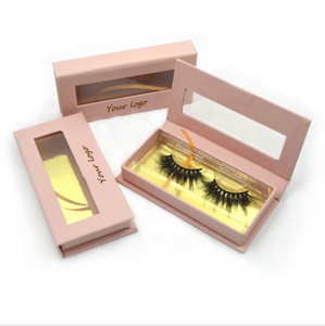 Custom Luxury <b>Book</b> Shaped Rigid Magnetic Cardboard Eyelash Gift <b>Box</b> with UV Coating Embossing Recycled Materials Sponge Lining - Product Image 6