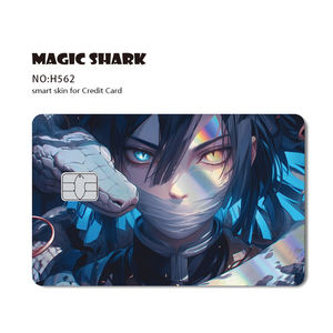 All'ingrosso impermeabile rimovibile molteplici disegni personalizzati adesivi per carte di credito olografici lucidi - Product Image 4