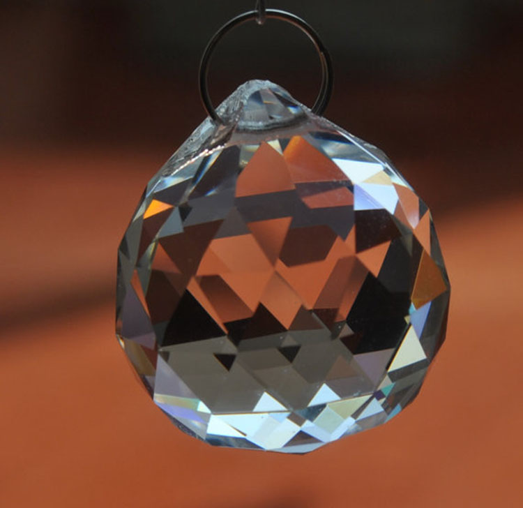 Fengshui bola de cristal de vidro, bola de vidro iluminada conexões feng shui pendurado bola de cristal