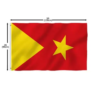 Banderas de poliéster 100% de alta calidad, bandera de la región Tigray voladora al aire libre, venta al por mayor