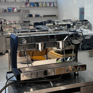 Hotel Restaurant Stainless Steel Cafe Cappuchino Home Commercial <b>Coffee</b> 220v Espresso <b>Machine</b> - Product Image 1