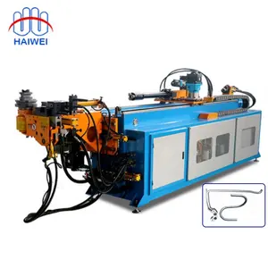 Boru bükücü hidrolik yarı otomatik boru ve boru bükme makineleri 114mm büyük çaplı 190 Max. Bending açı HWD-114NC