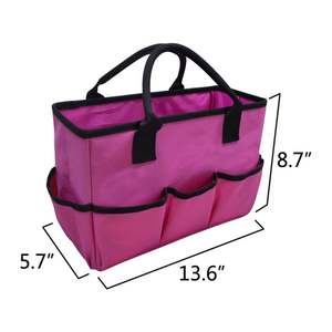 Sac de rangement pour l'art et l'artisanat avec poches et poignées, en tissu Oxford, pour enseignant, fonctionnaire, artiste - Product Image 5