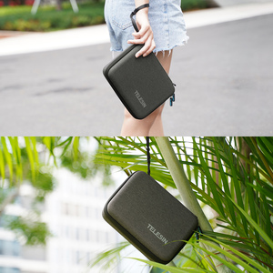 Accesorios para Cámaras Deportivas Telesin, Bolsa de Almacenamiento Portátil de Gran Capacidad, Resistente al Agua y al Desgaste, para Cámaras Hero DJI Insta360 - Product Image 4