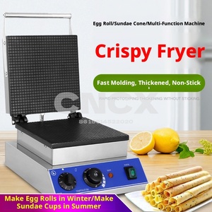 Machine à cornets de crème glacée électrique en promotion, revêtement antiadhésif, nettoyage facile pour les commerces et les food trucks - Product Image 3