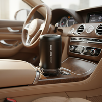 Désodorisant de voiture de luxe parfumé à l'odeur noire et diffuseur d'aromathérapie avec fonction de démarrage supérieure à lumière ambiante pour les voitures