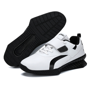 Chaussures de boxe, de lutte et d'haltérophilie personnalisées avec logo professionnel Coexistence pour hommes et femmes, saison hivernale, antidérapantes, entièrement en caoutchouc, maille PU - Product Image 1
