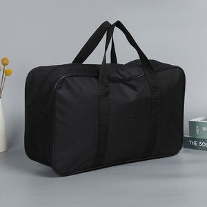 Custom Size Foldable Black Outdoor Patio Storage Bag 600D Oxford Waterproof Dustproof Protection <b>Quilt</b> Storage Bag - Product Image 6