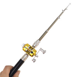 Bộ cần câu cá trên băng dạng ống lồng, kèm máy câu mini bằng sợi thủy tinh, dành cho câu cá chép hồ Yilong 10101 - Product Image 3