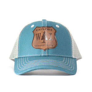 หมวกแก๊ปทรงทรัคเกอร์ Richardson รุ่น 112 สำหรับผู้ชาย 6 แผง ผ้าฝ้าย ทรงโค้ง ปีกโค้ง  ออกแบบใหม่ ขายส่ง ปักโลโก้หนังตามสั่ง - Product Image 2